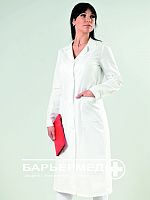 Халат женский, серия "Медик", модель 1, ТИСИ сорочечная